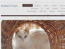 Tablet Screenshot of katten-t-huis.be